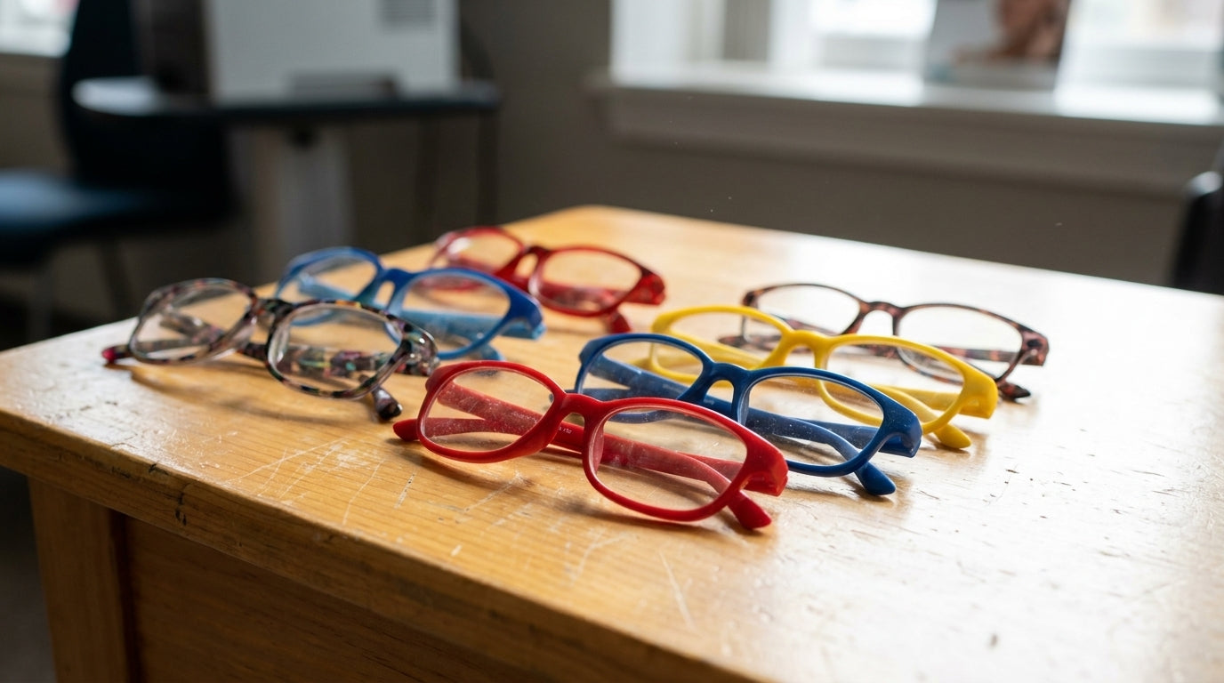 Niños y gafas: cuándo es la primera revisión y qué buscar en una montura
